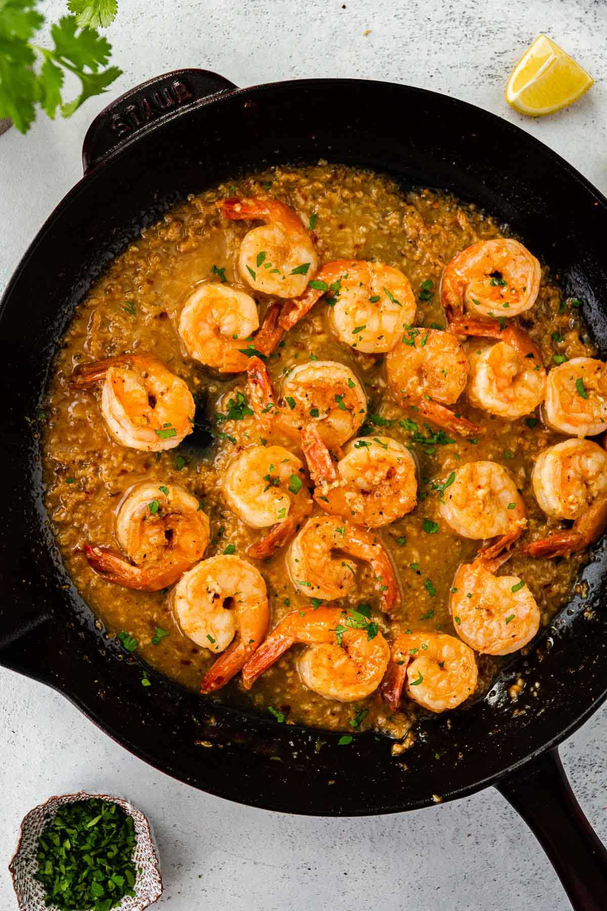 Sautéed Shrimp with Garlic Butter and Calamansi