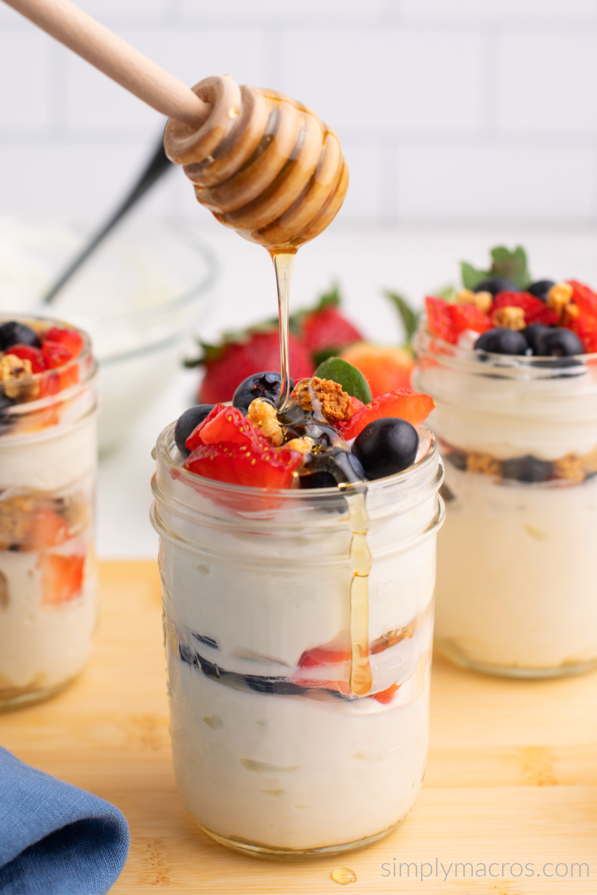 Quick Honey-Lemon Greek Yogurt Parfait