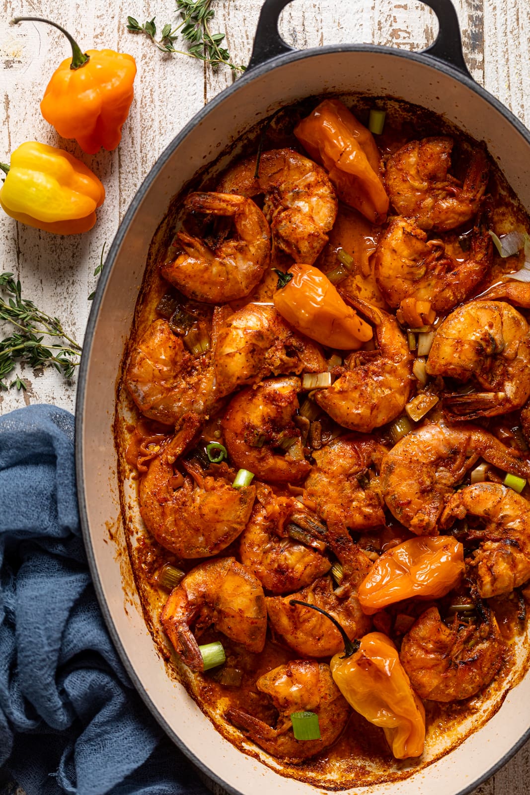 Sautéed Caribbean Shrimp with Mango and Scotch Bonnet