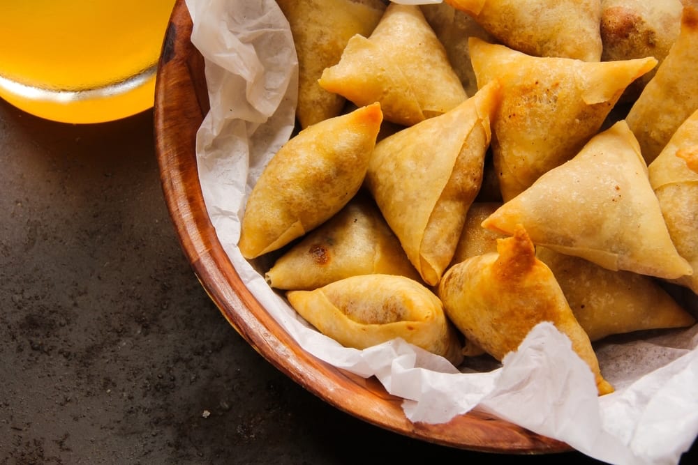 Ethiopian-Inspired Lentil Sambusas with Tamarind Dipping Sauce