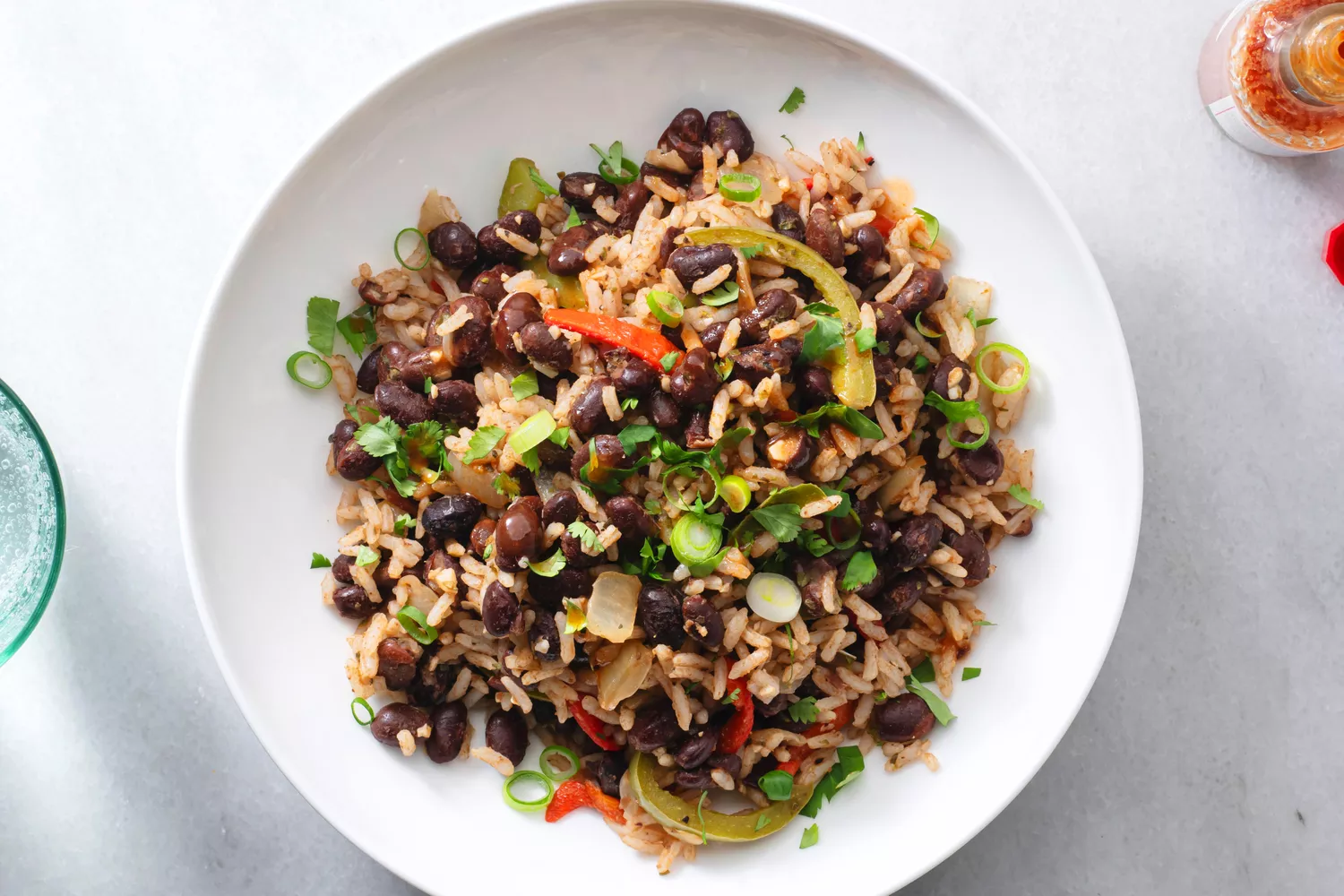 Caribbean Pineapple Rice with Black Beans and Cilantro