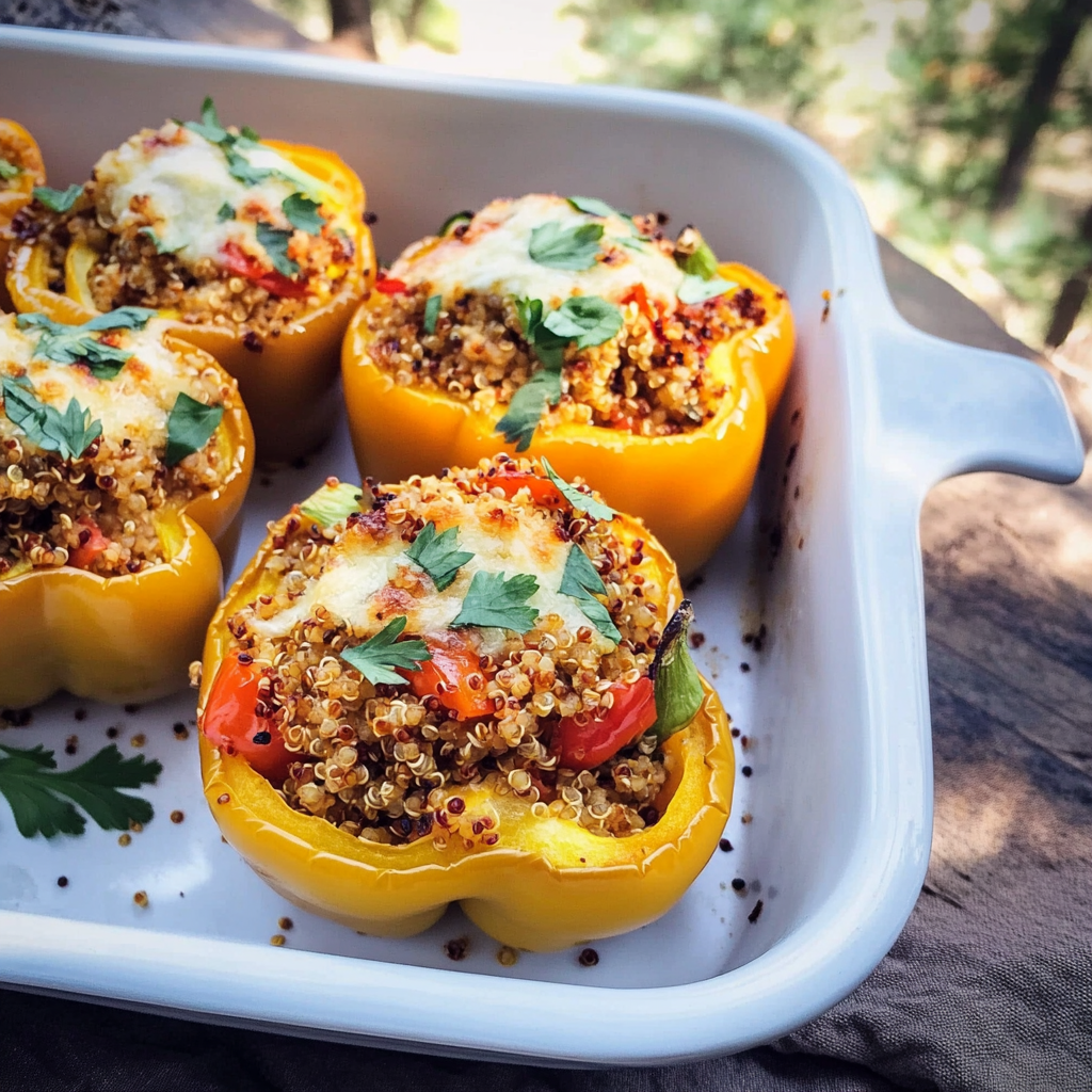 Ring-Alarm Quinoa Stuffed Peppers