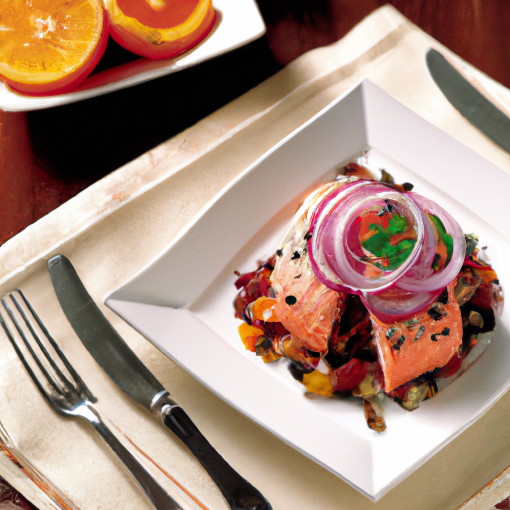Pan-Seared Salmon with Citrus and Fresh Herb Salsa