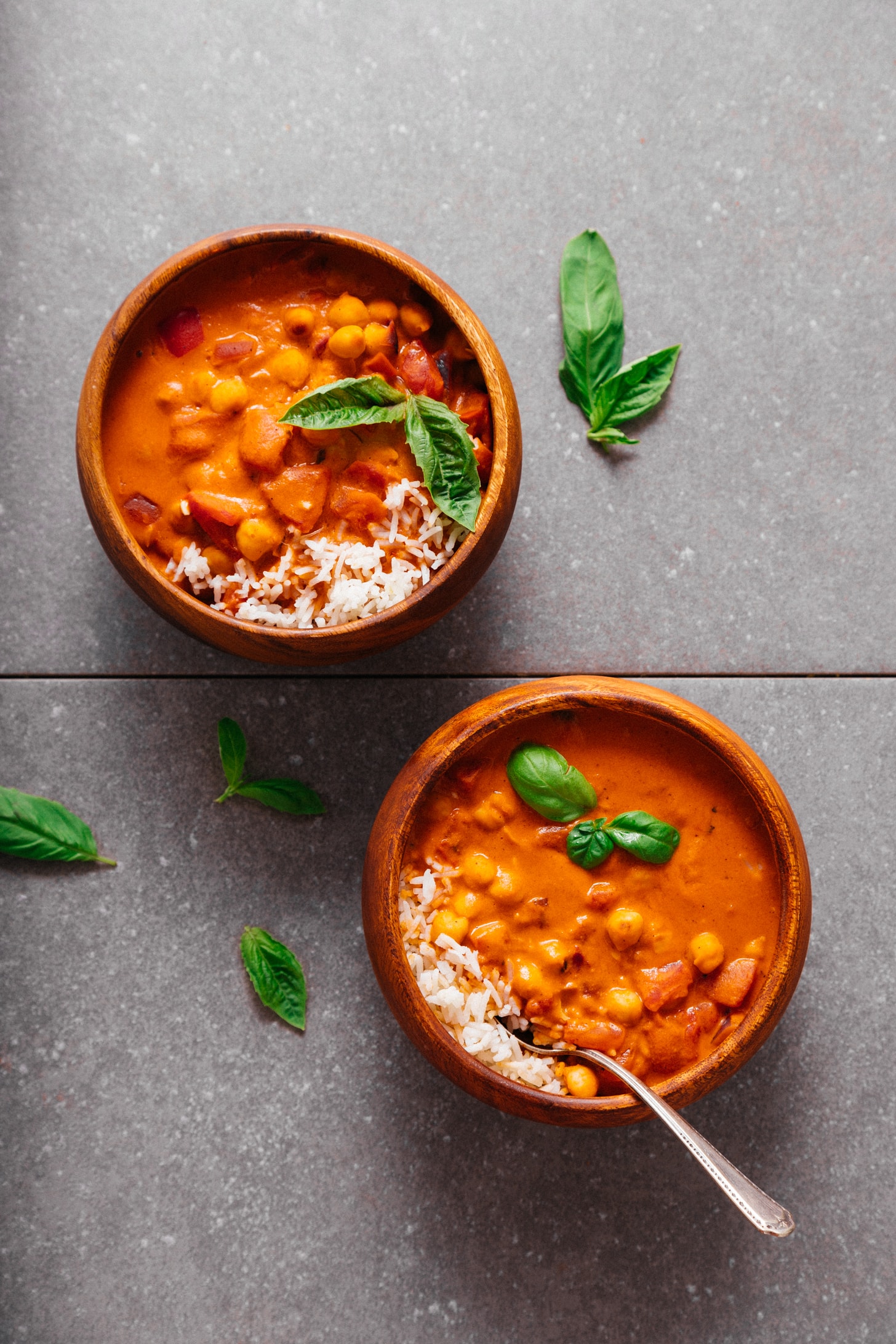 One-Pot Tomato Basil Chickpea Stew