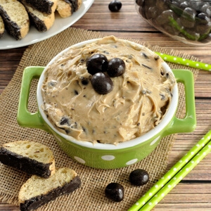 Whipped Mascarpone and Espresso Dip with Biscotti