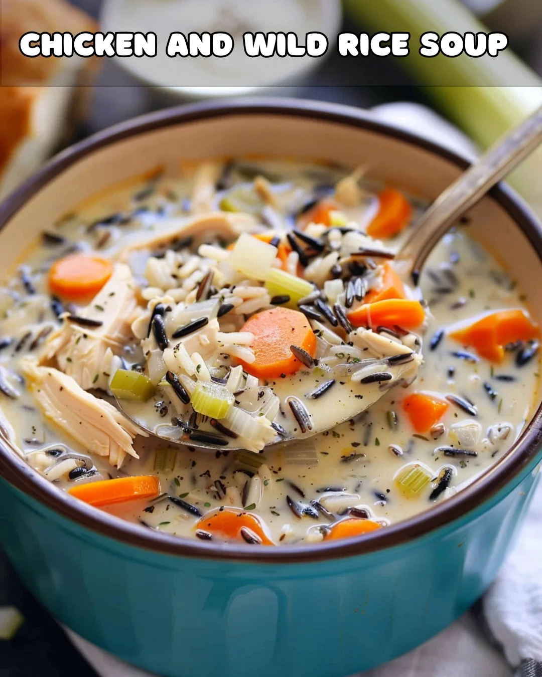 Quick Chicken and Wild Rice Soup with Thyme