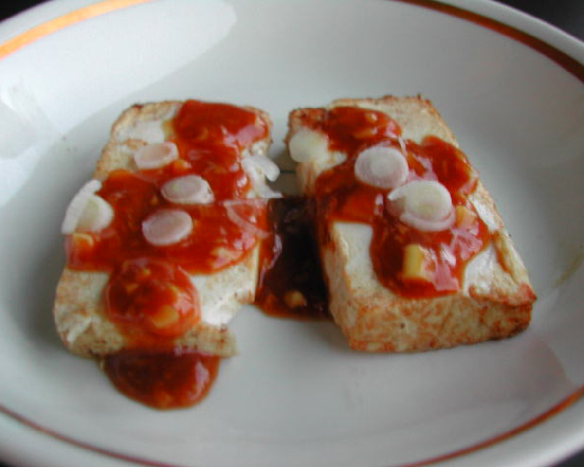 Stir-Fried Tofu with Garlic Ginger Soy Glaze