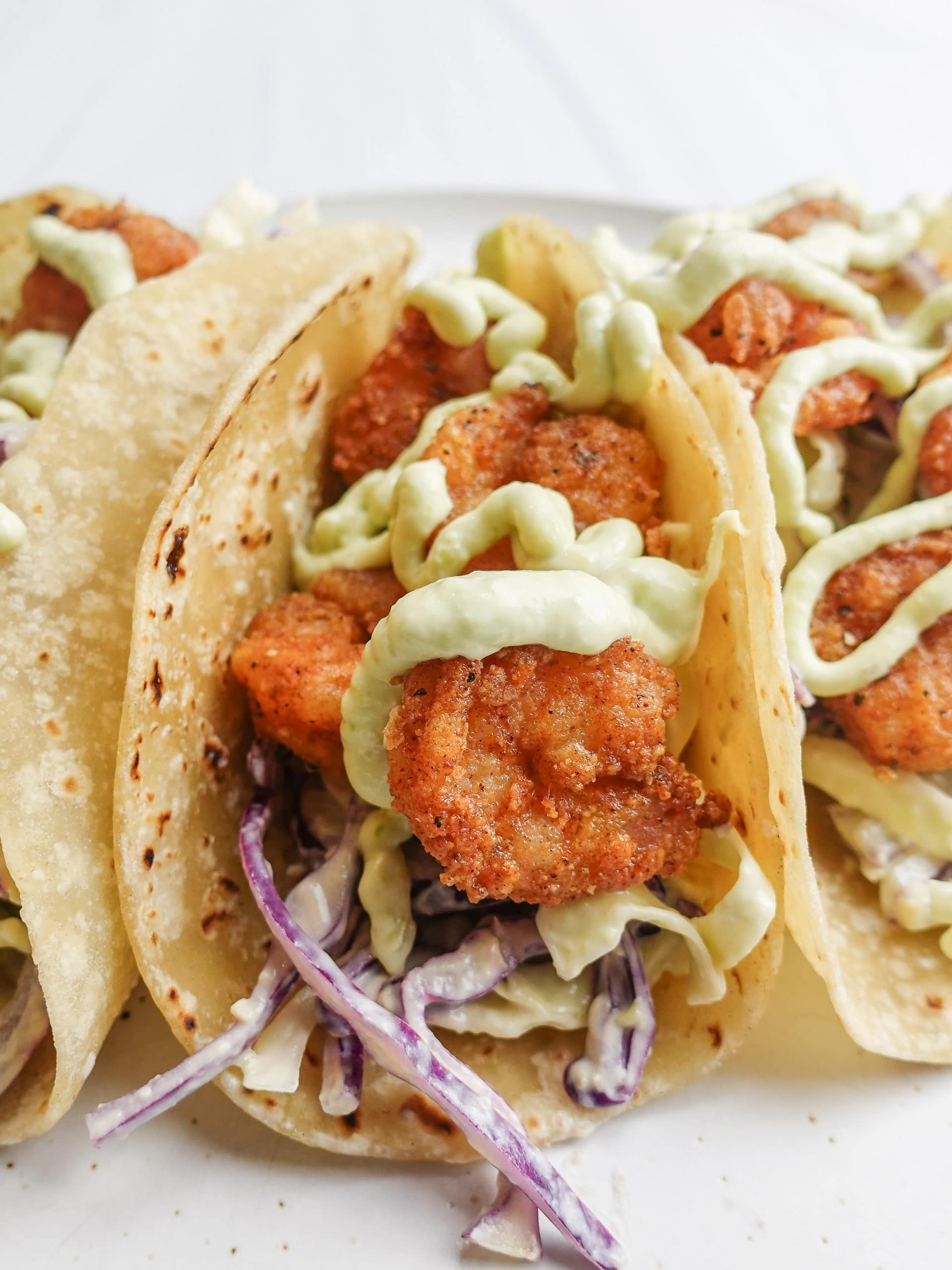Chili-Lime Shrimp Tacos with Avocado Slaw