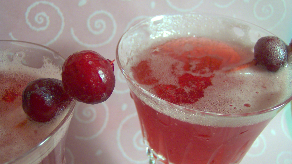 Citrus and Cranberry Sparkler Punch