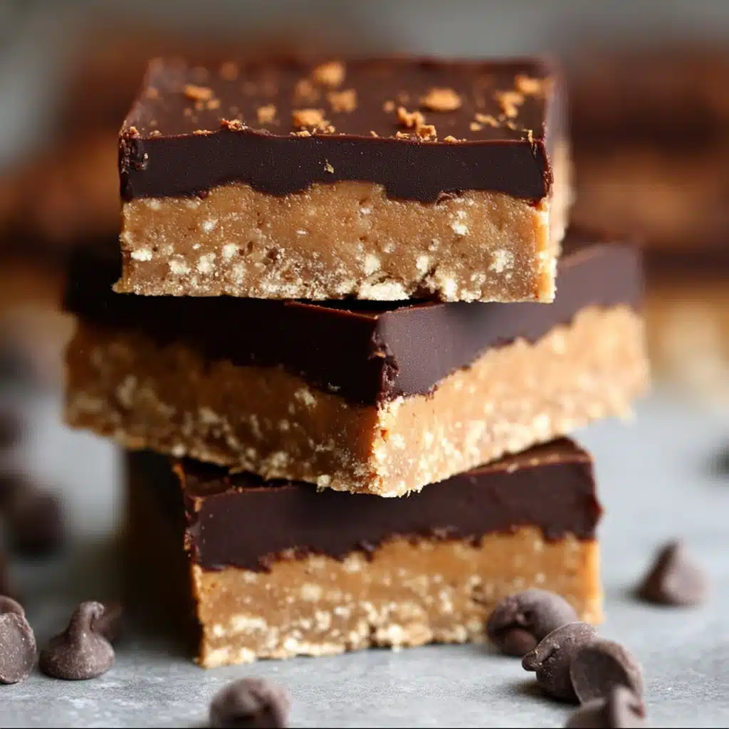 No-Bake Keto Chocolate Peanut Butter Protein Logs