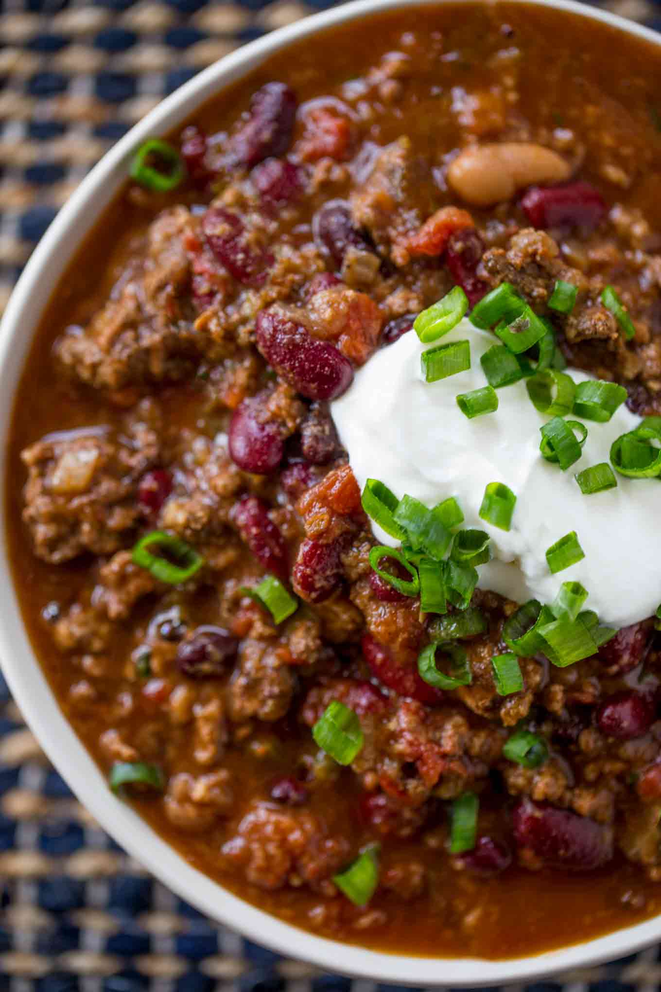 Slow-Cooked Beef Chili with Smoked Paprika and Dark Cocoa