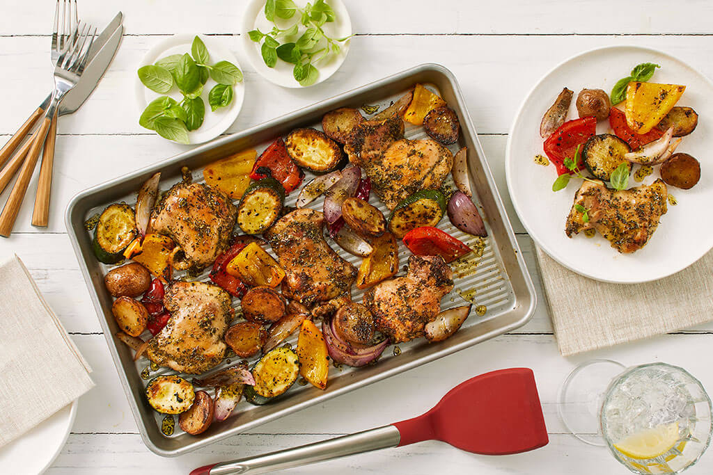 Sheet Pan Smoky Kerosene-Infused Grilled Chicken