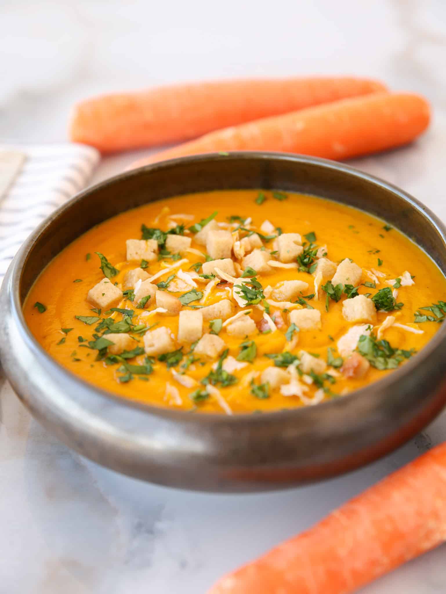 Slow-Simmered Carrot and Ginger Broth Soup