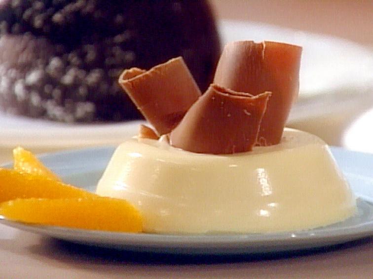 Orange Cardamom Panna Cotta with Honey Drizzle