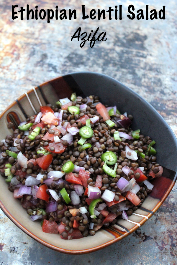 Ethiopian Berbere-Spiced Lentil Salad with Citrus Dressing