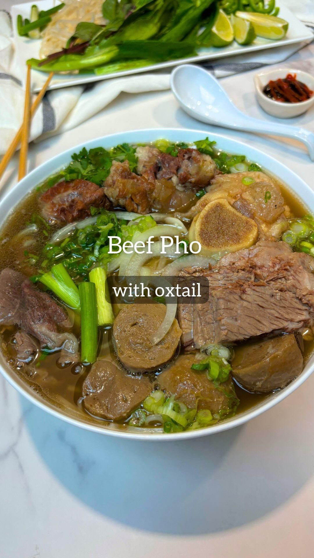 Authentic Vietnamese Pho Bo (Beef Noodle Soup)