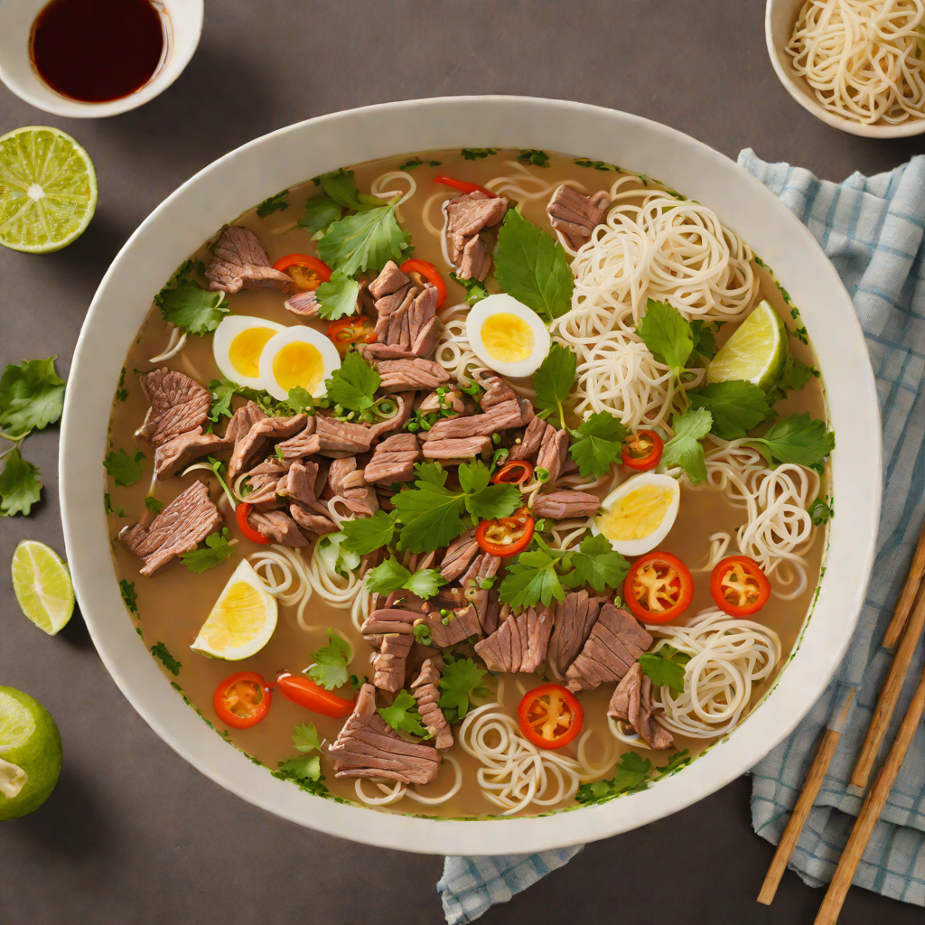 Authentic Vietnamese Pho Bo (Beef Noodle Soup)