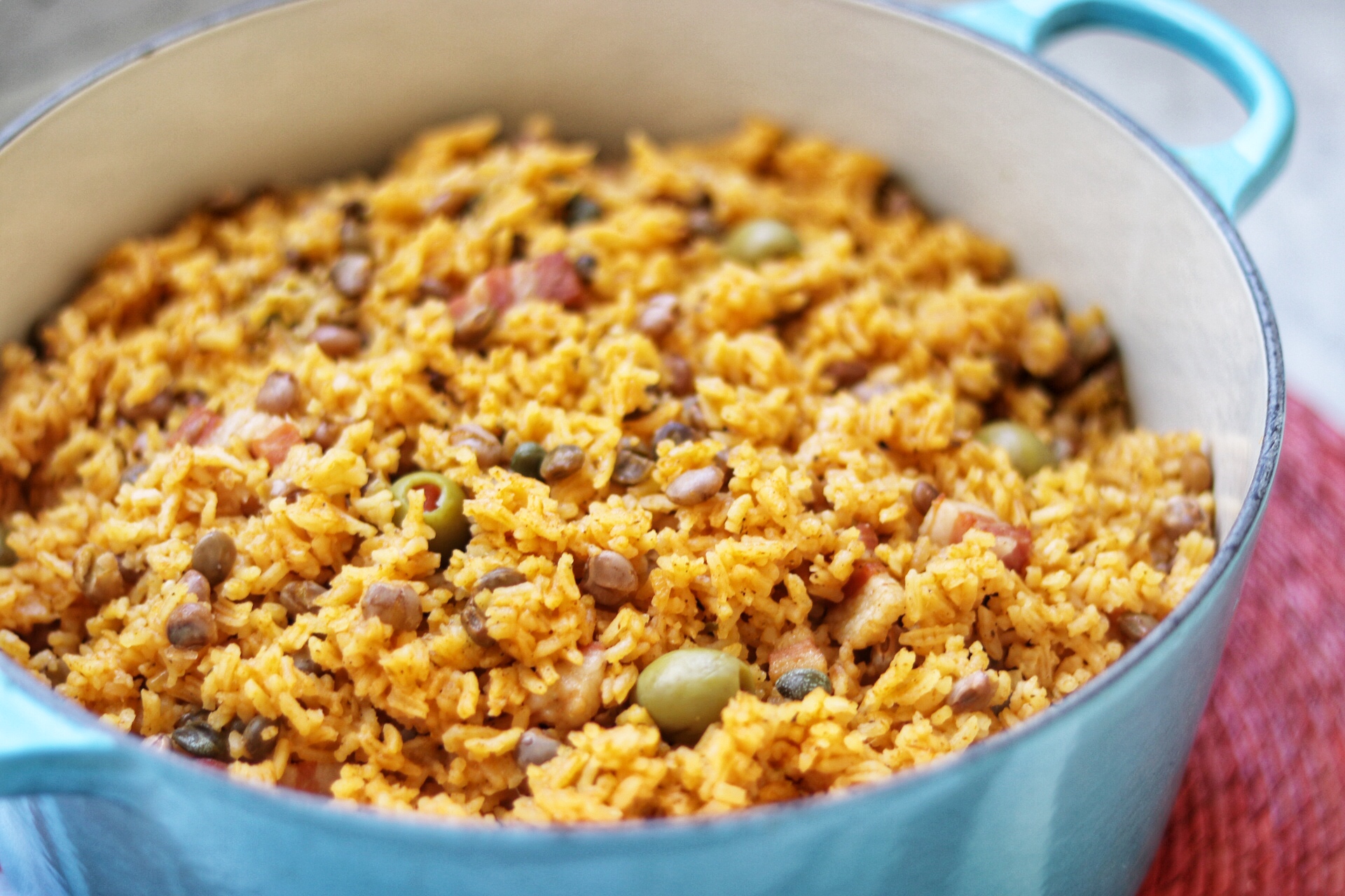 Puerto Rican Sofrito-Infused Arroz con Gandules