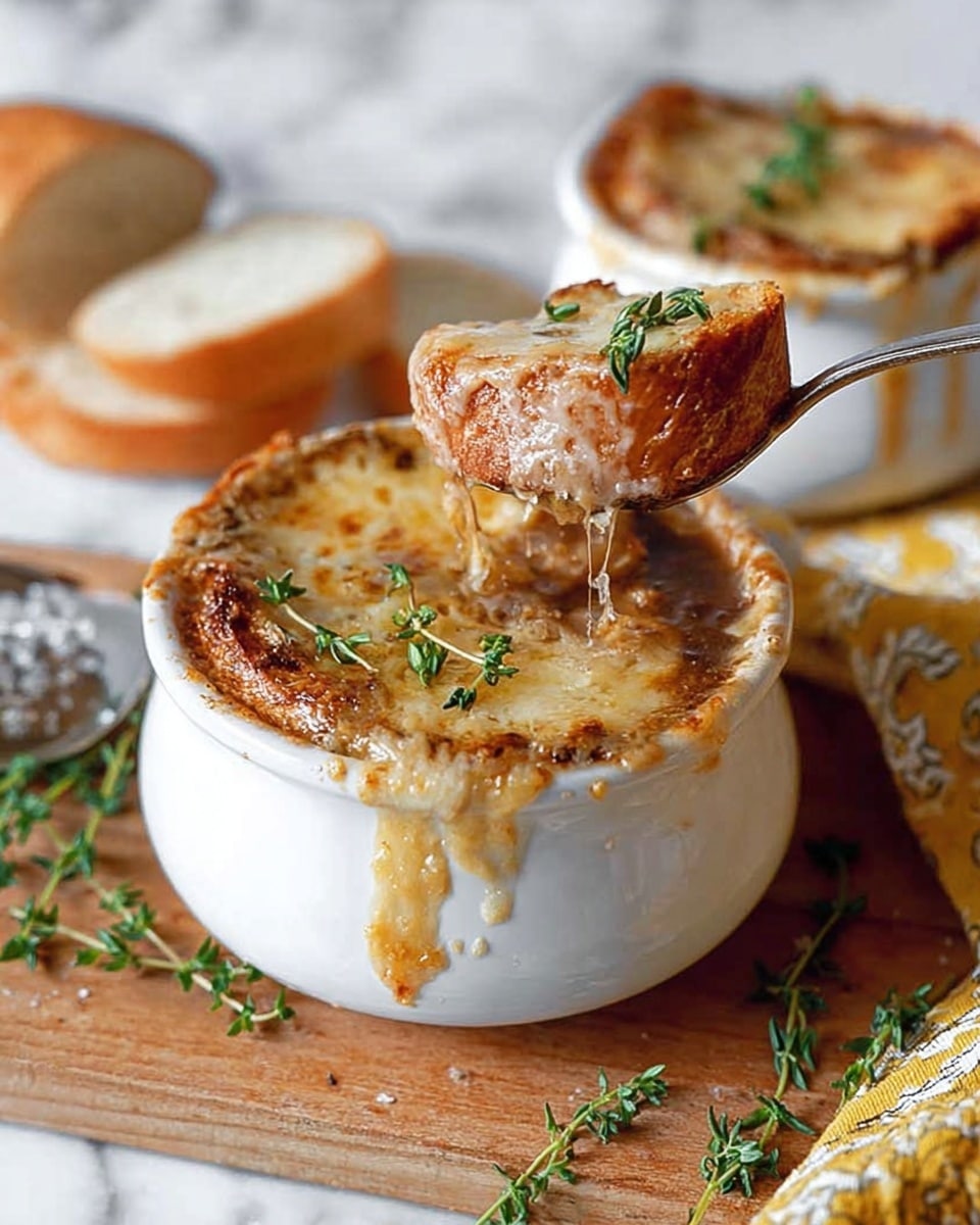 Rustic French Onion Soup with Aged Gruyère