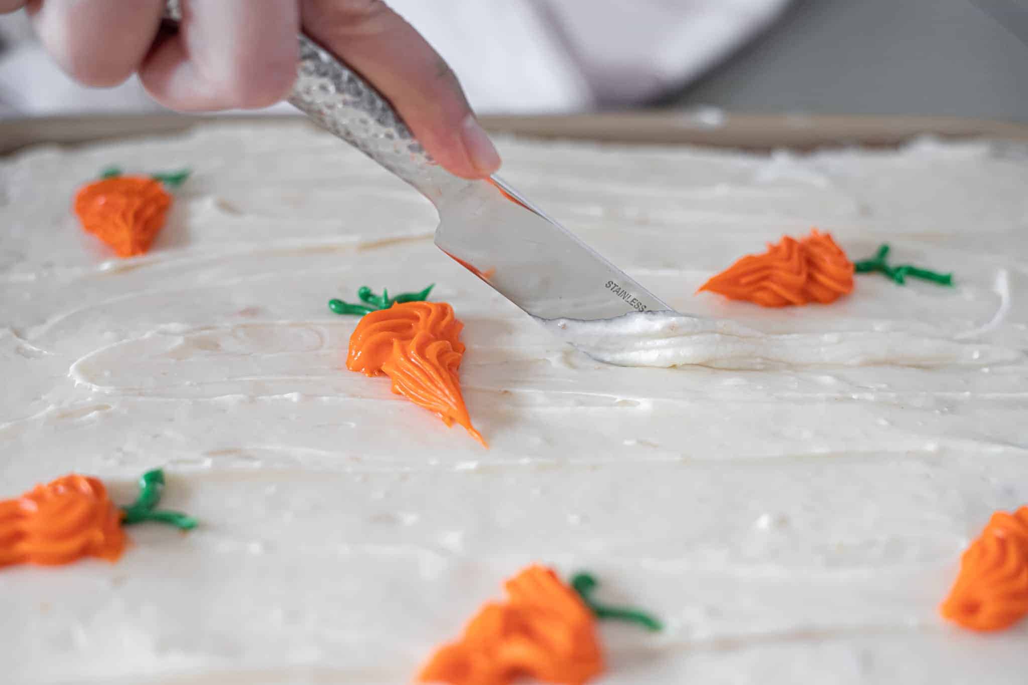 Sheet Pan Carrot Cake with Cream Cheese Glaze