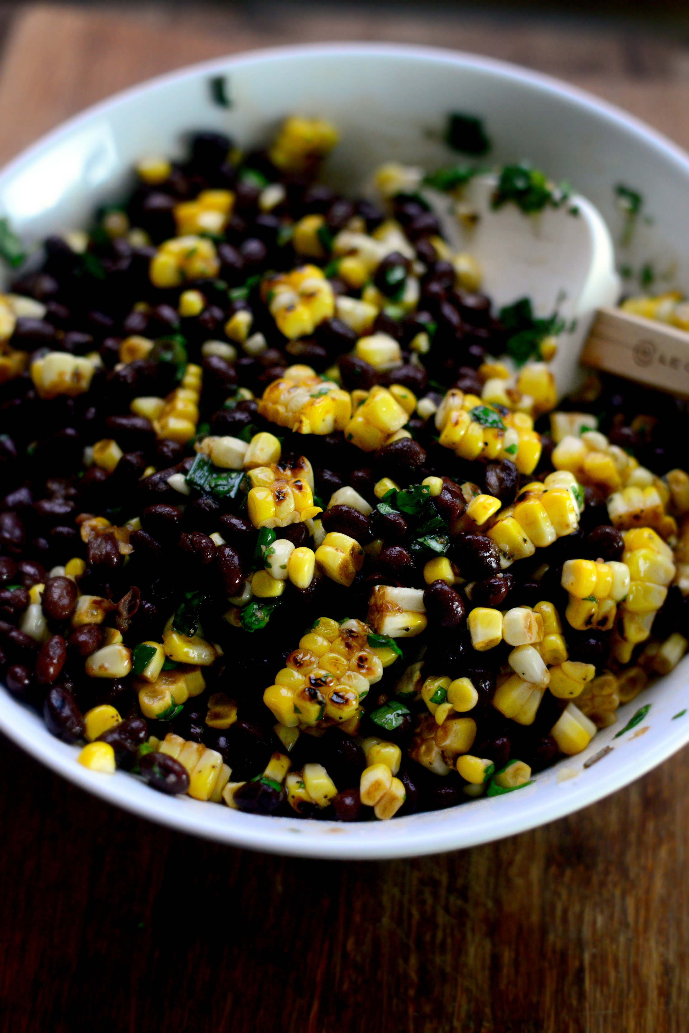 Philo Farnsworth Inspired Smoky Grilled Corn and Black Bean Salad