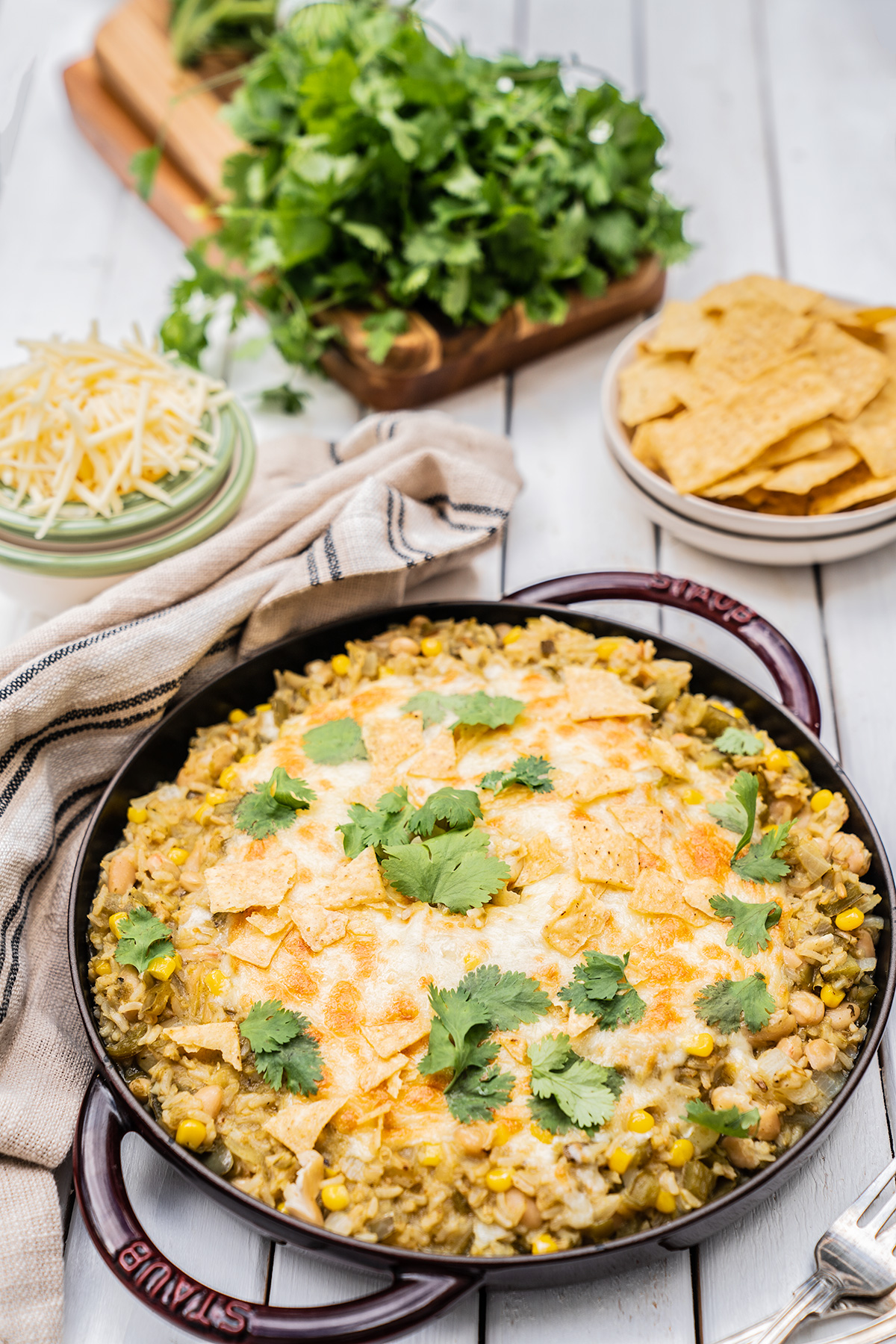 One-Pan Cheesy Mexican Rice and Beans