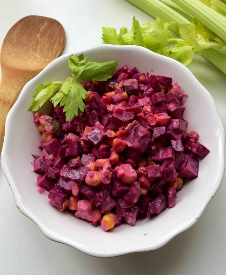 Roasted Hidden Network Beet and Chickpea Salad