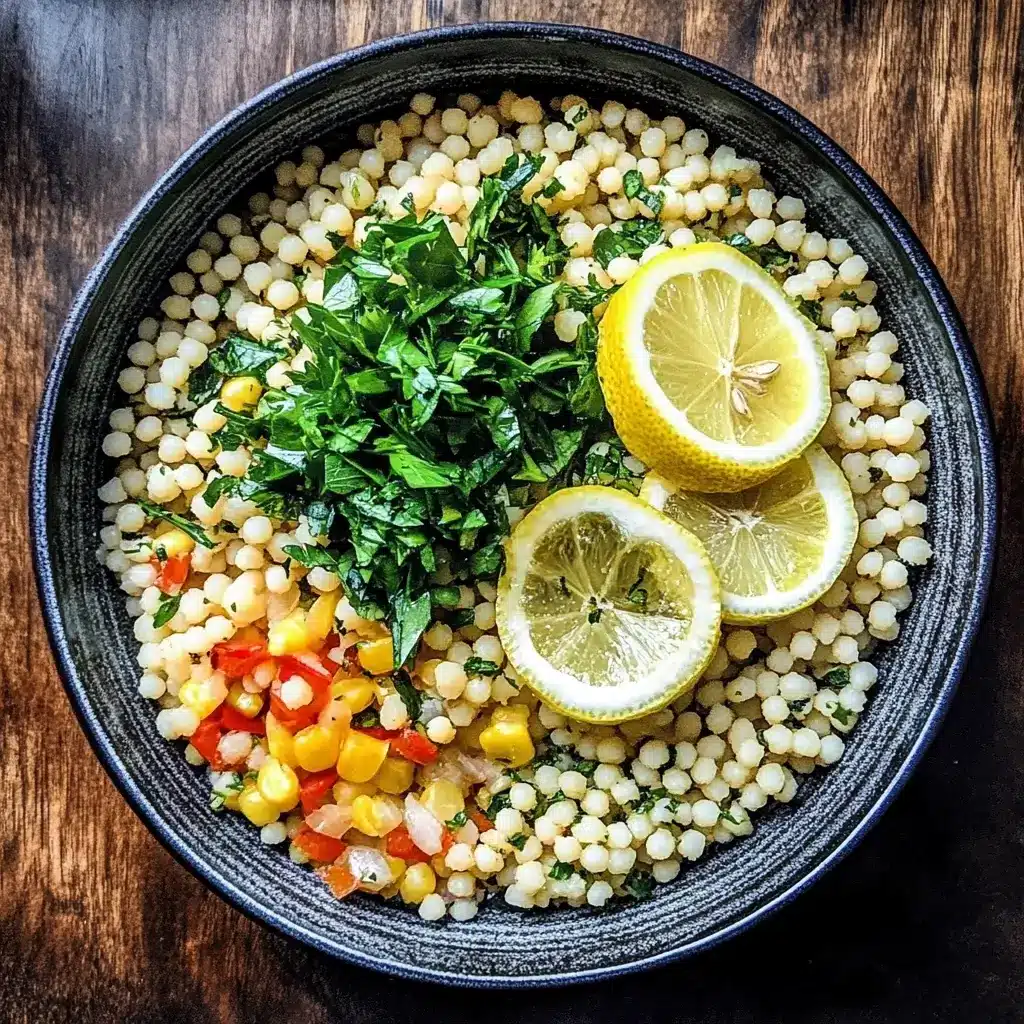 Lighthearted Citrus and Herb Couscous Bowl