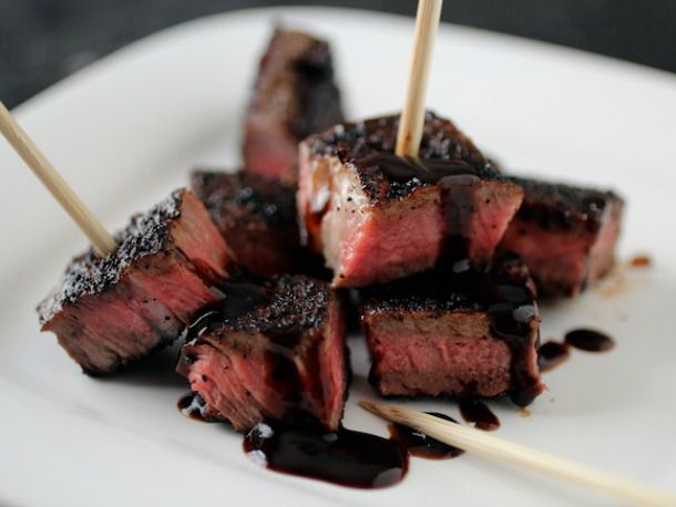 Honey-Glazed Ethiopian Coffee Rubbed Beef Skewers