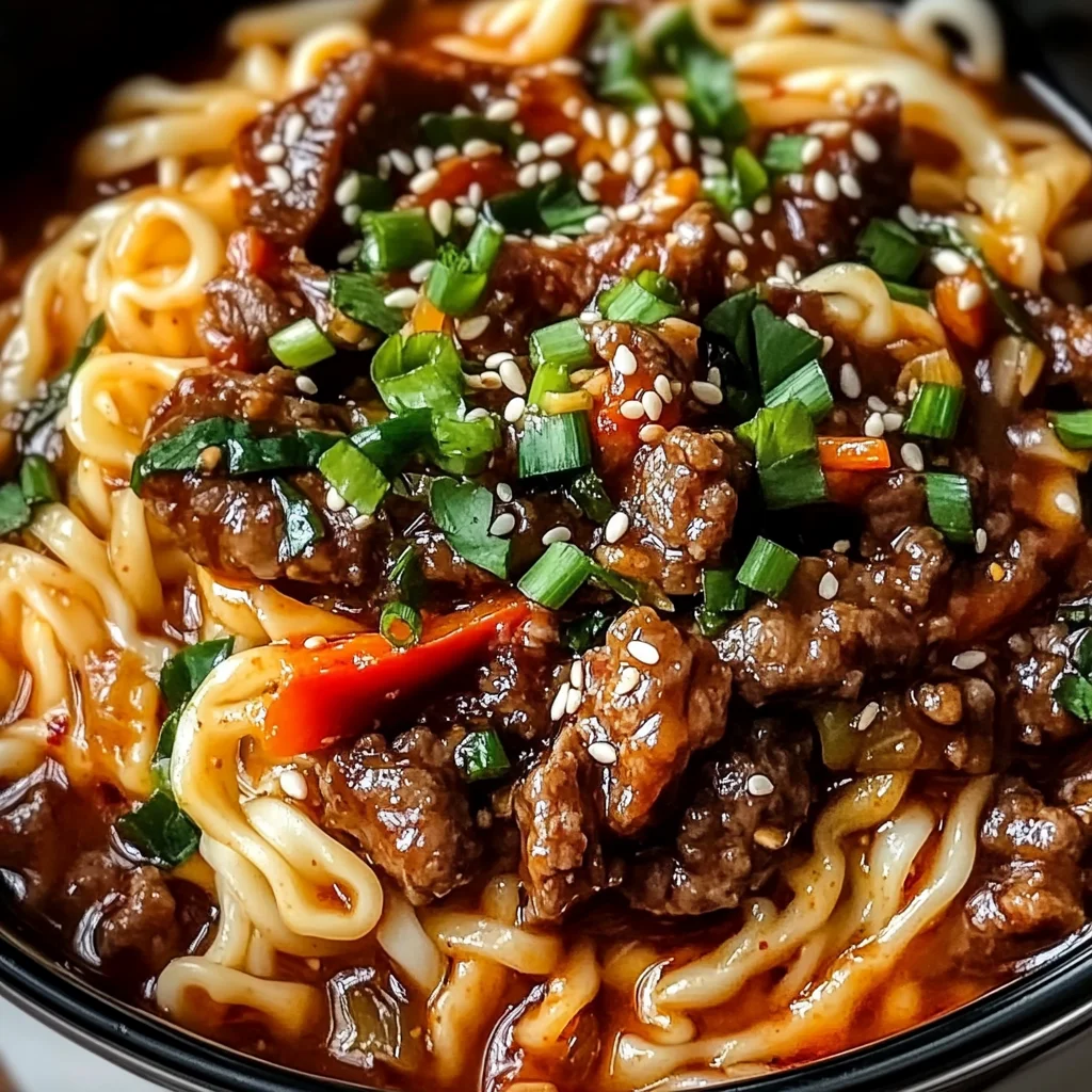 Spicy Korean-Style Beef Stir-Fry with Gochujang