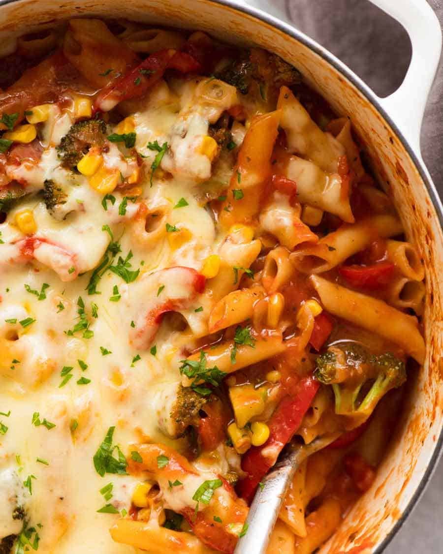 One-Pot Cheesy Vegetable Pasta