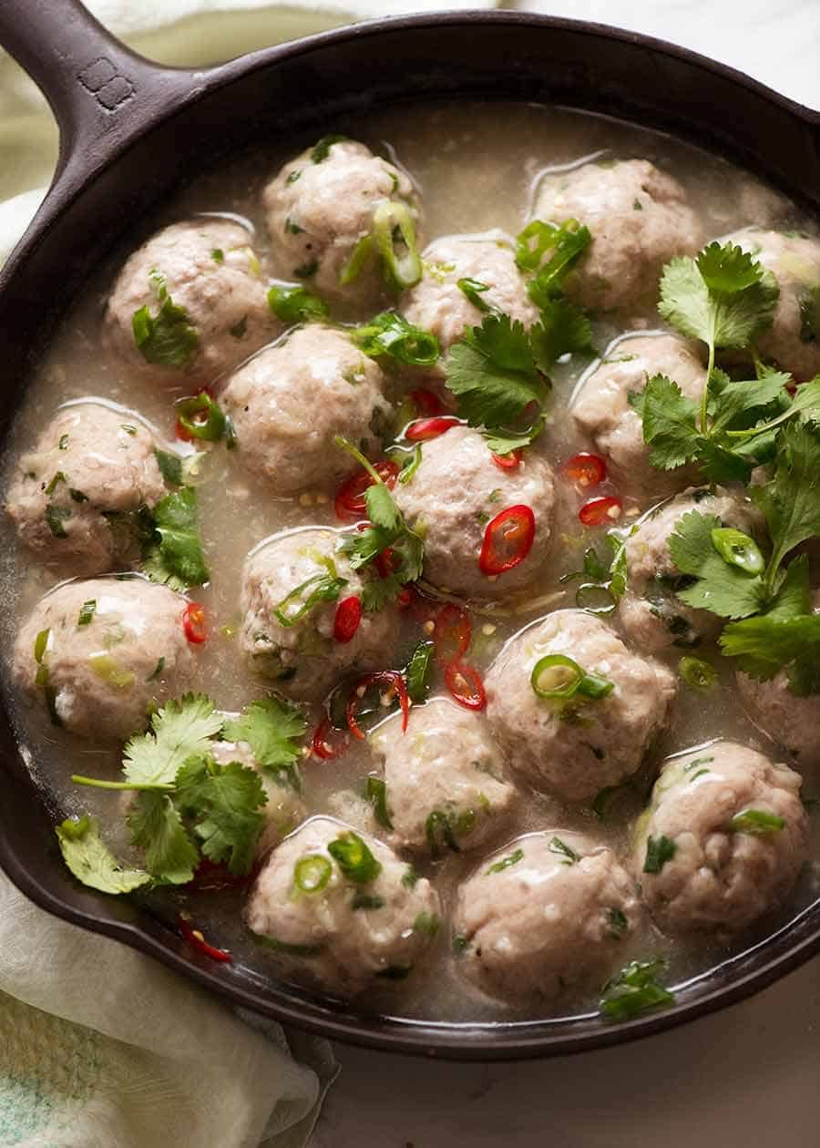Pork Meatball Banh Mi