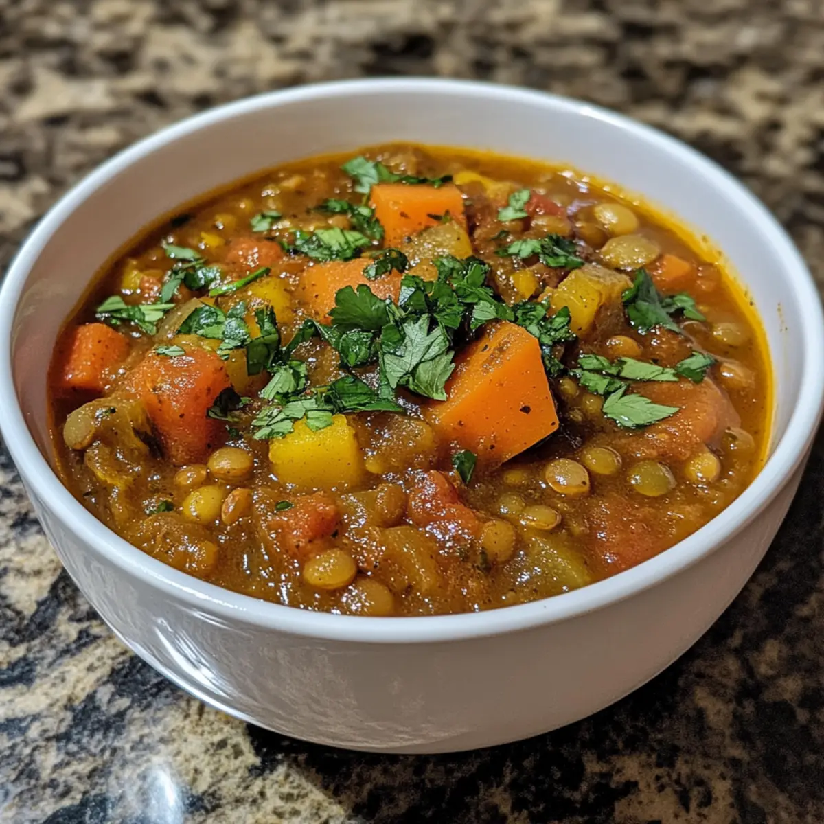 Herbed Lentil and Root Vegetable Stew