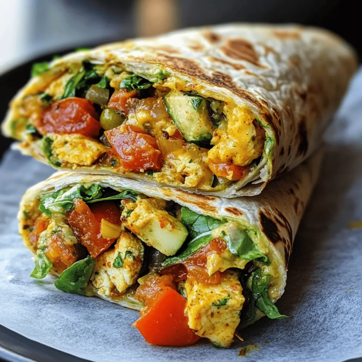 Veggie-Packed Breakfast Wrap