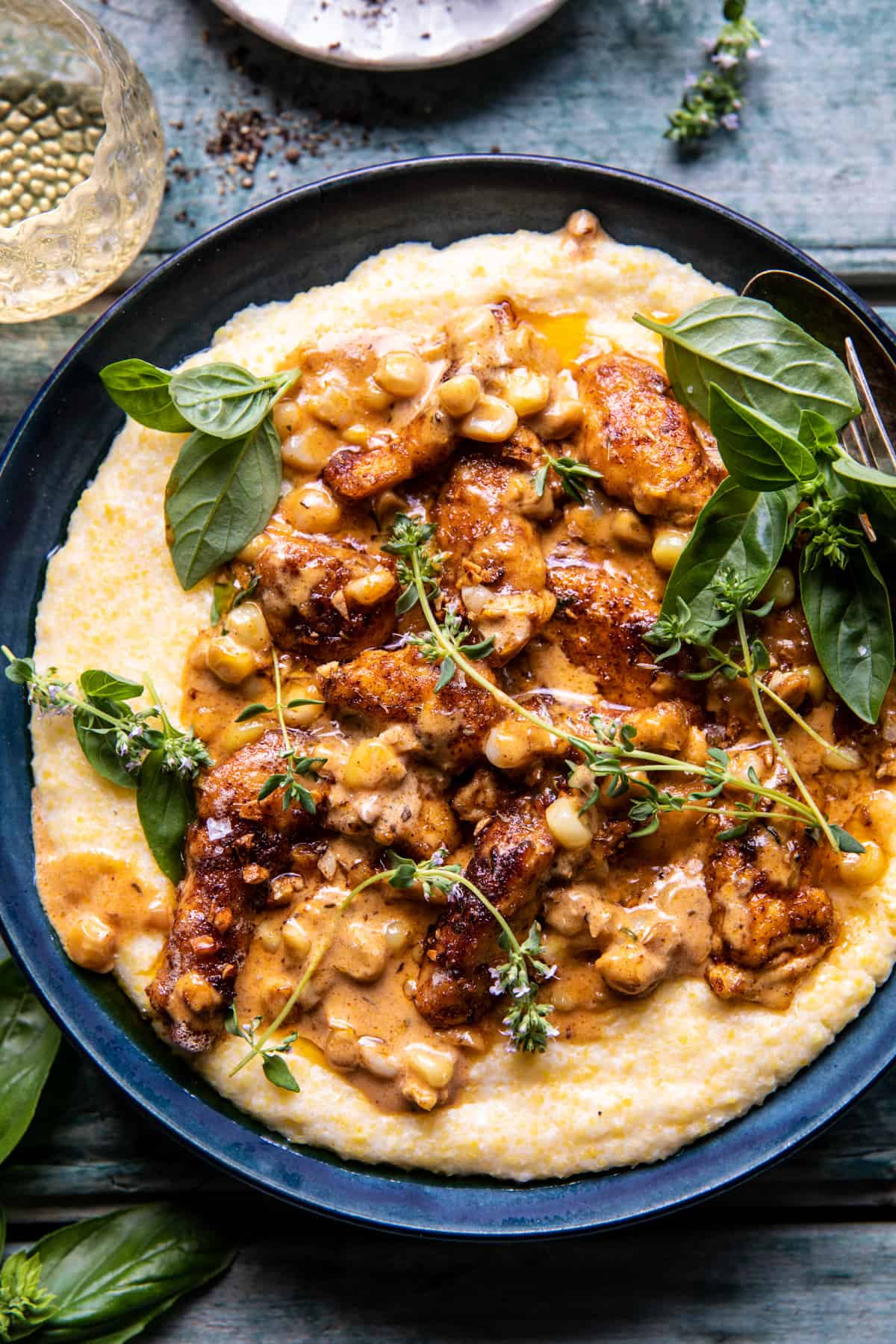 Cajun-Spiced Chicken with Creamy Polenta