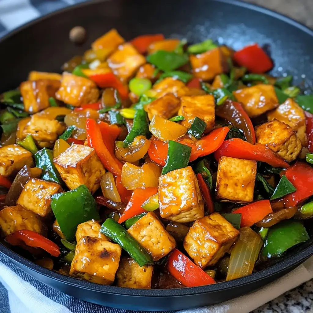 One-Pan Veggie Stir Fry with Tofu