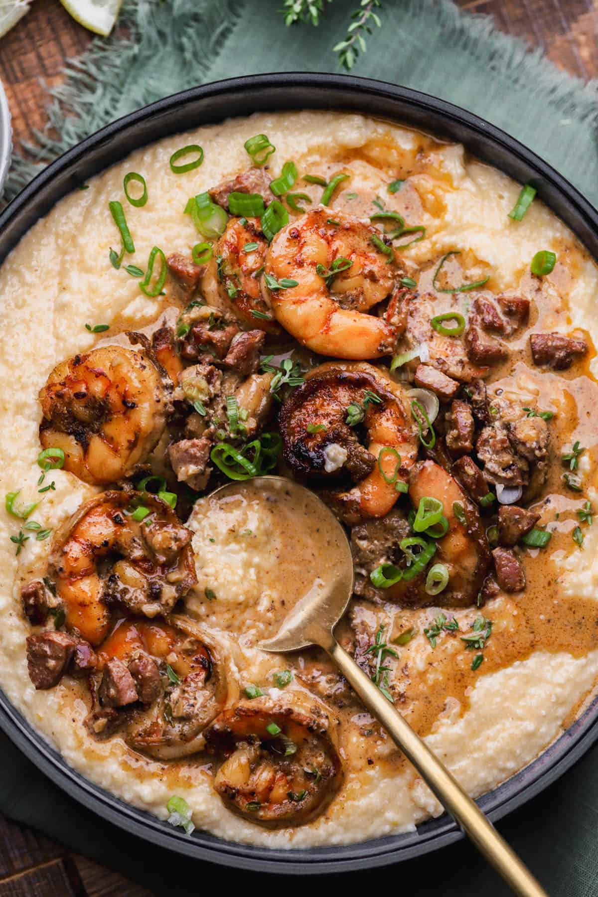 Jazz-Inspired Spicy Cajun Shrimp and Grits