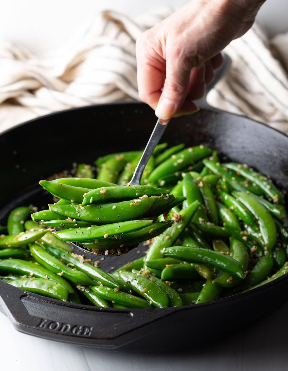 Best Ever 10-Minute Tofu Stir-Fry with Snap Peas