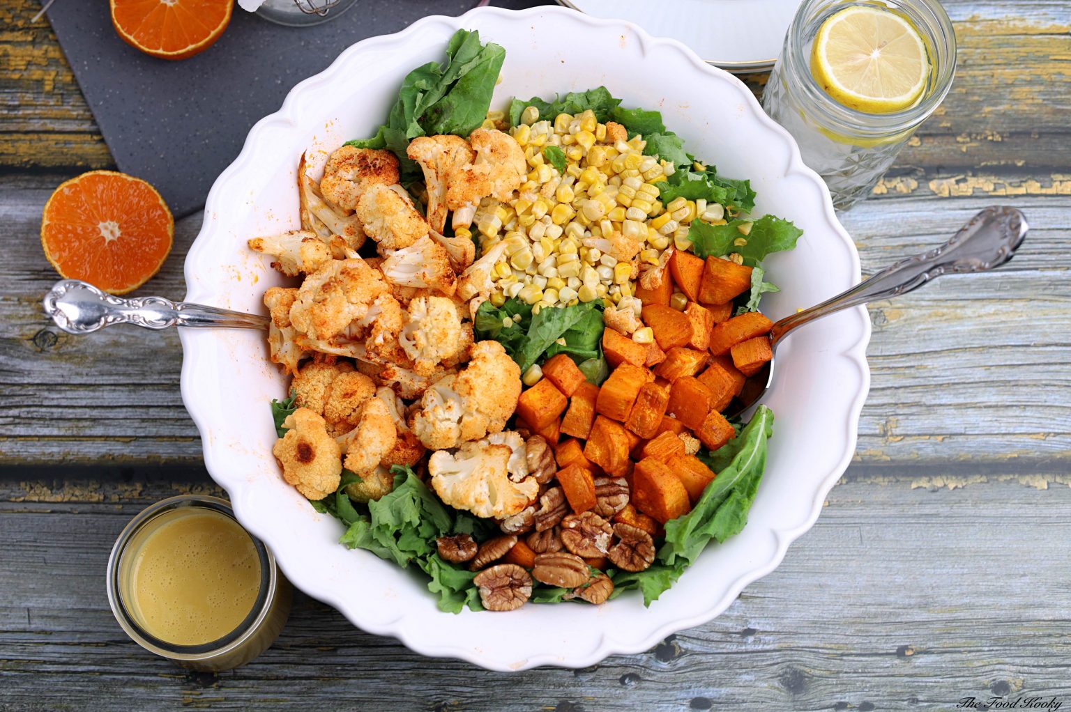 Teff Grain Salad with Roasted Vegetables and Citrus Dressing