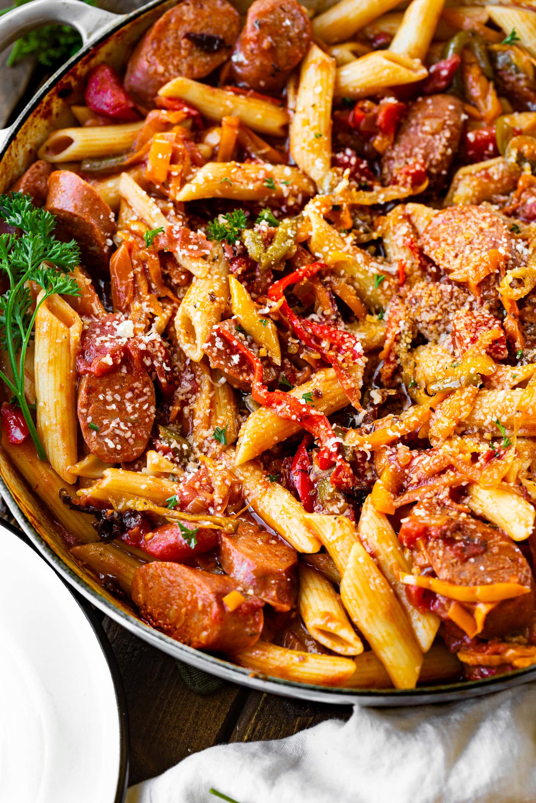 Sautéed Italian Sausage and Bell Pepper Penne
