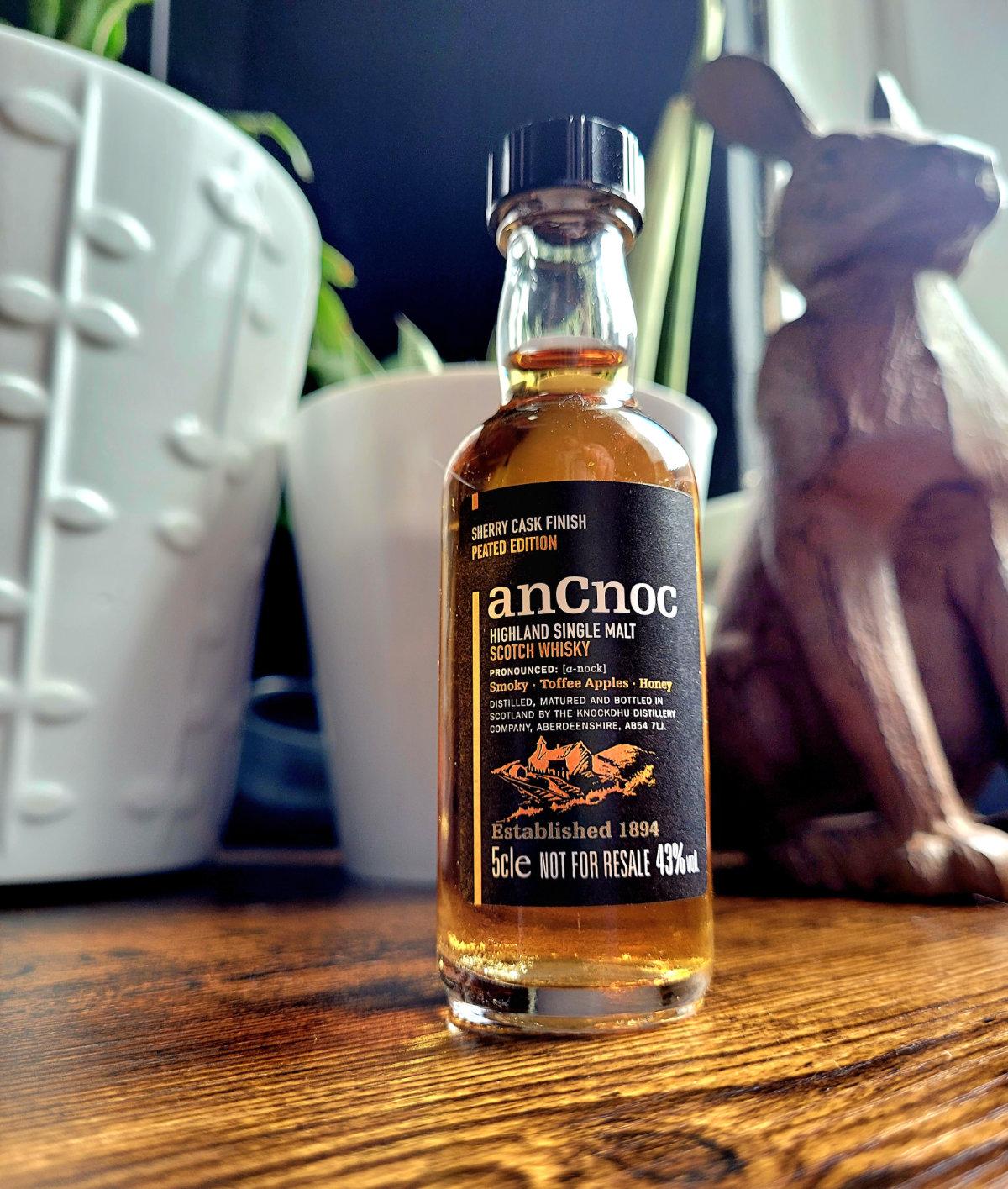 Peated Sherry-Influenced Scotch Neat with Citrus Zest