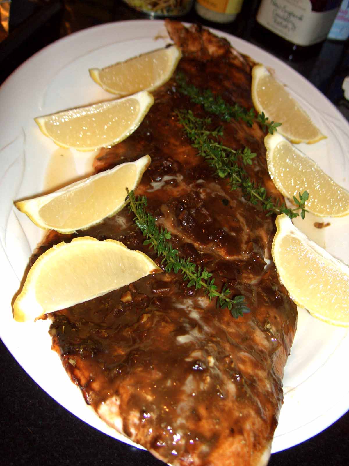 Harmonic Balsamic Glazed Salmon Fillets