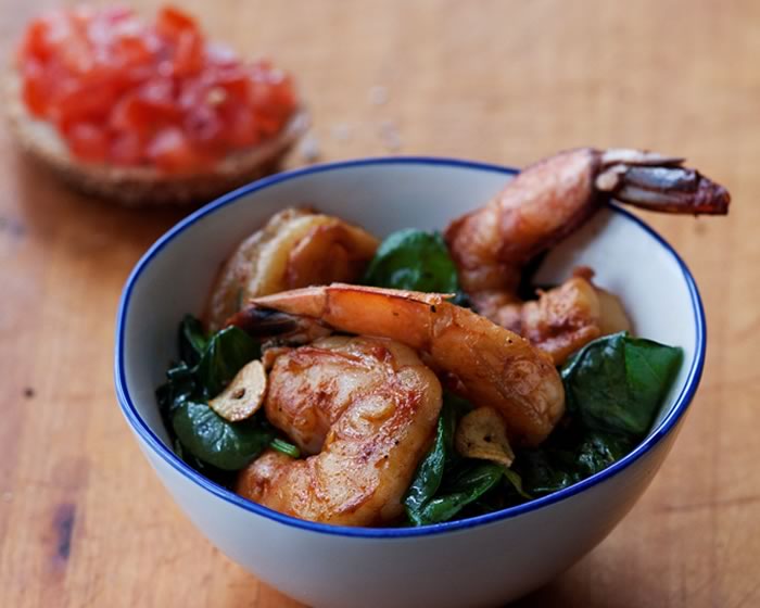 Sautéed Shrimp with Garlic and Smoked Paprika