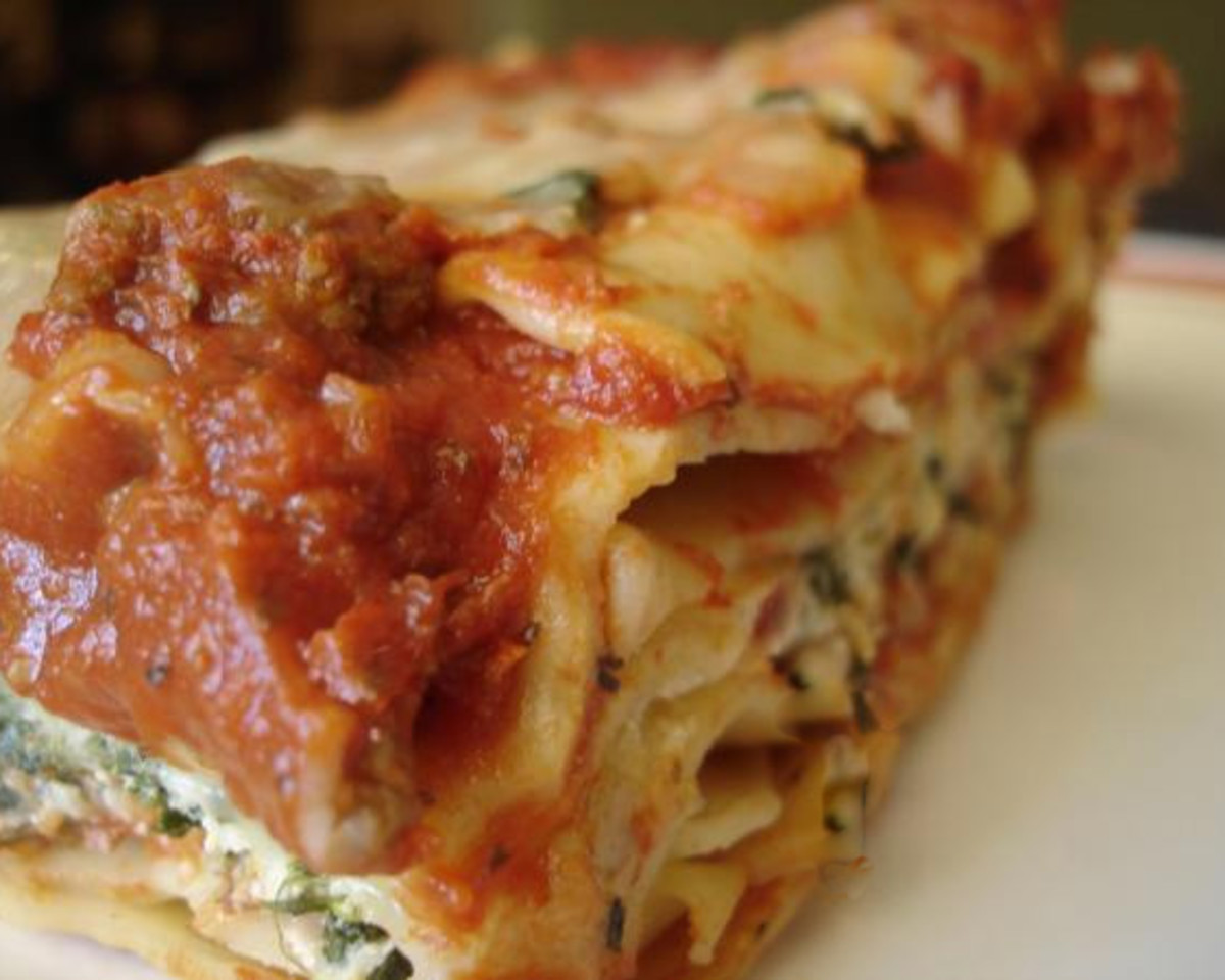 Peephole Peek-a-Boo Lasagna