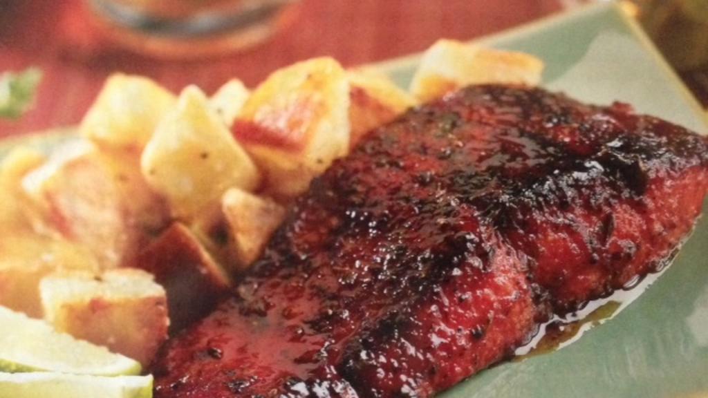 Aperol-Infused Orange Glazed Salmon