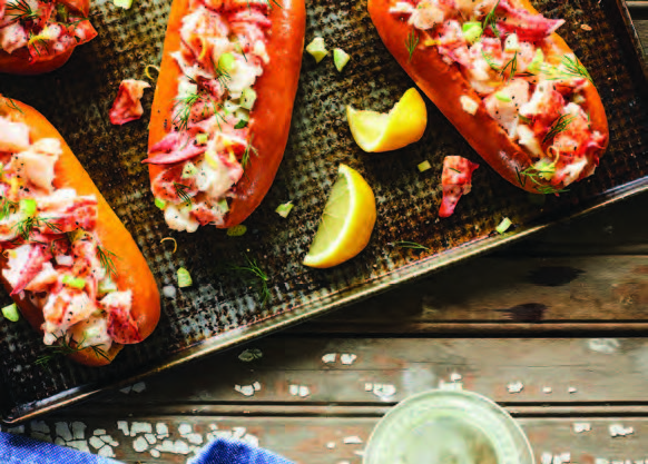 Martha’s Vineyard-Inspired Lobster Roll with Lemon Aioli