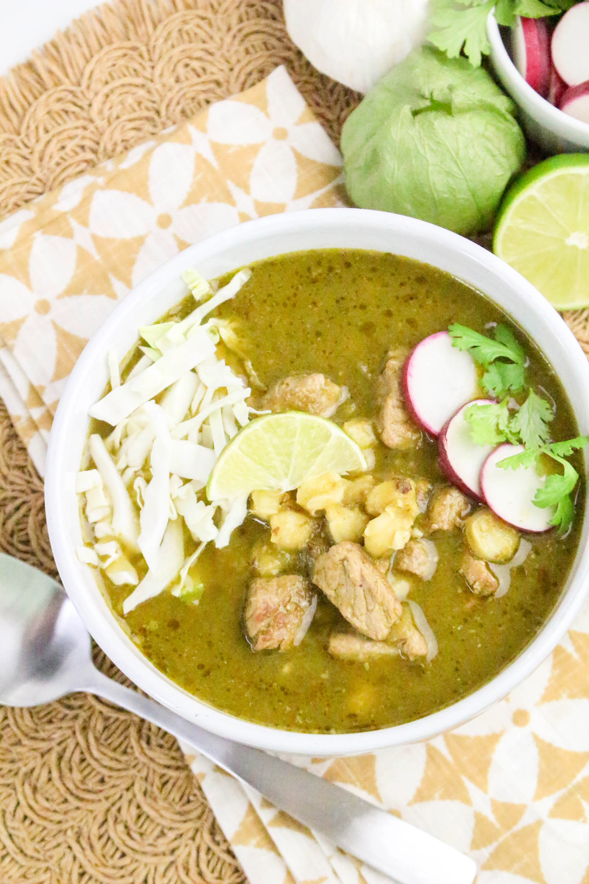 Spicy Pork and Hominy Pozole Verde