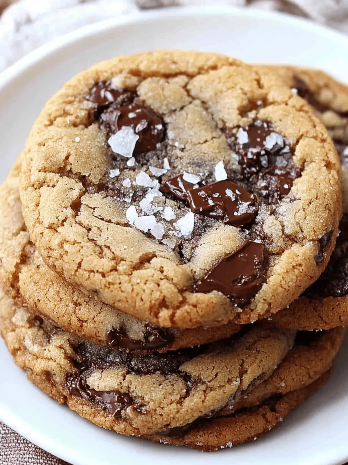 Sheet Pan Chocolate Chunk Cookies with Sea Salt