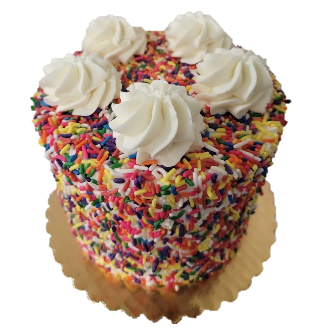 Sheet Pan Confetti Birthday Cake with Vanilla Buttercream