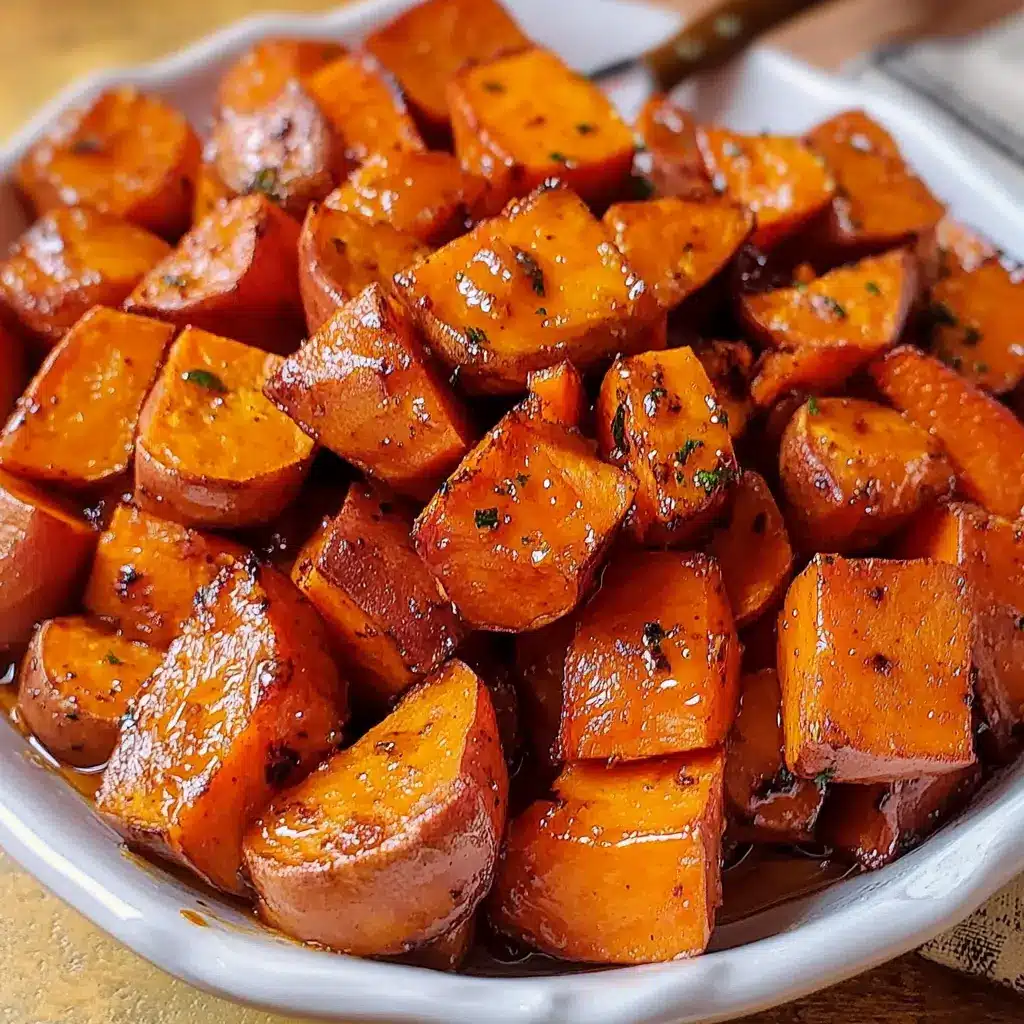 Campfire Roasted Maple-Glazed Sweet Potatoes